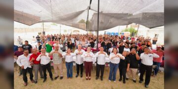 Destaca candidata a la presidencia municipal, Carmen Lilia, propuestas con la clase trabajadora