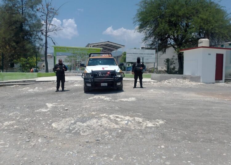 Escuelas comunitarias de Jaumave vigiladas a través del operativo Ejido Seguro