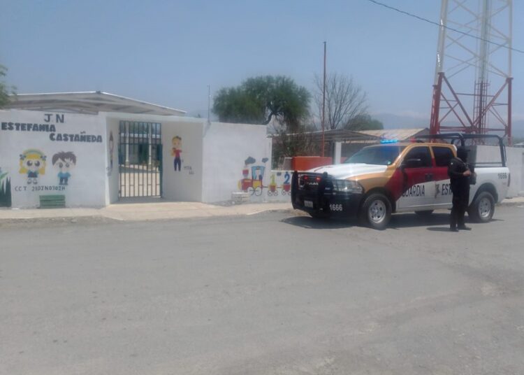 Escuelas comunitarias de Jaumave vigiladas a través del operativo Ejido Seguro