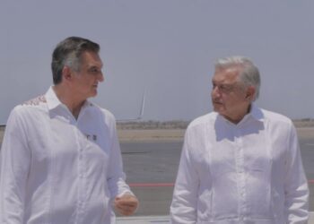 AMLO y Américo revisan avances del IMSS-Bienestar en Tamaulipas