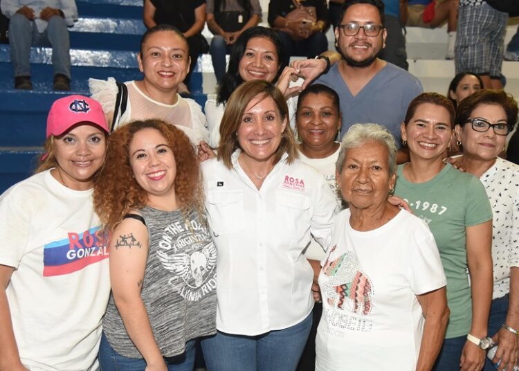 Garantiza Rosa González continuar con más infraestructura deportiva