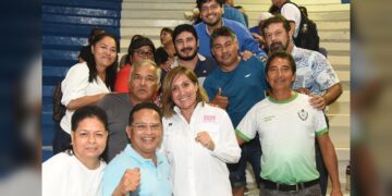 Garantiza Rosa González continuar con más infraestructura deportiva