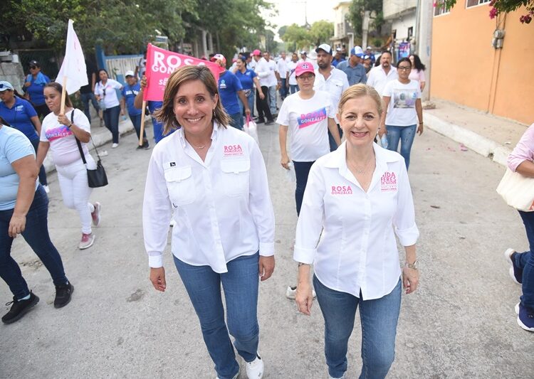Garantiza Rosa González un Tampico Seguro y de Bienestar