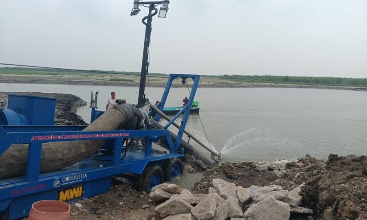 Gracias al desazolve del Champayán, altamirenses aún cuentan con el vital líquido