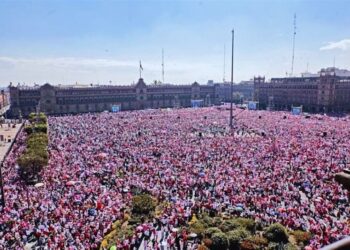 Marcha Marea Rosa: 95 mil personas y saldo blanco reporta CDMX