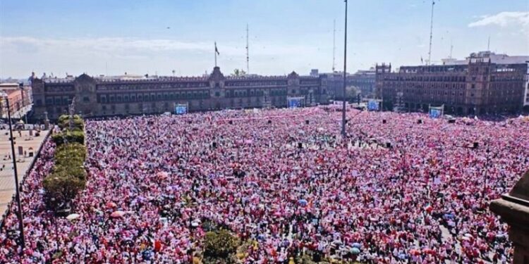 Marcha Marea Rosa: 95 mil personas y saldo blanco reporta CDMX