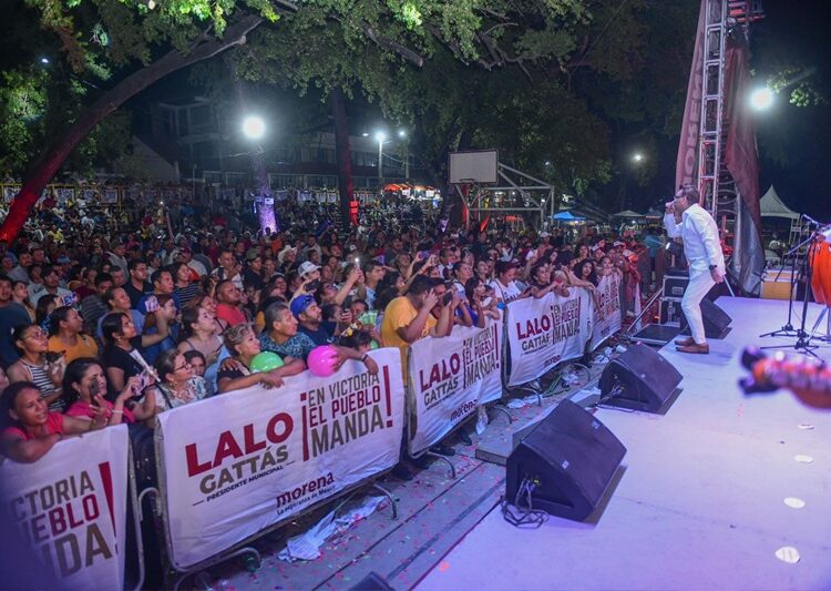 Impresionante cierre de campaña de Lalo Gattás