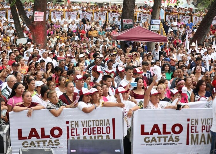 Impresionante cierre de campaña de Lalo Gattás
