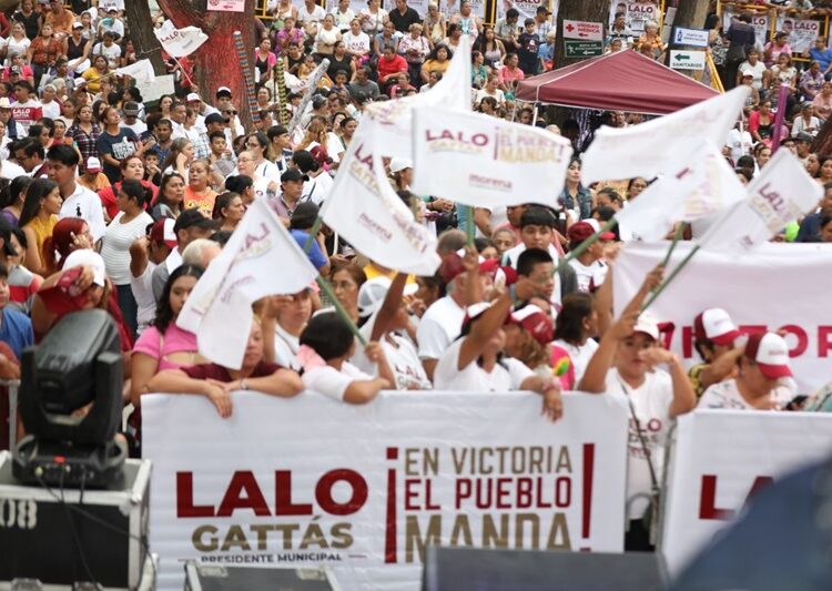 Impresionante cierre de campaña de Lalo Gattás