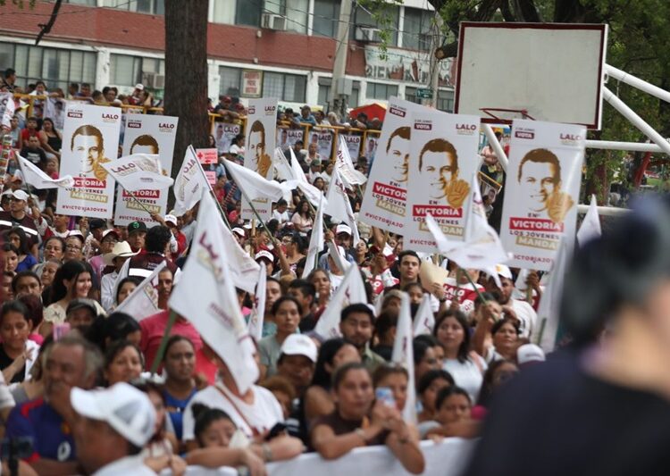 Impresionante cierre de campaña de Lalo Gattás