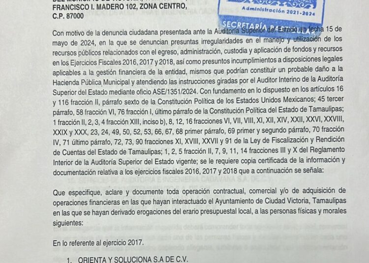 Investiga Auditoría Superior a 18 empresas ligadas a Oscar Almaraz