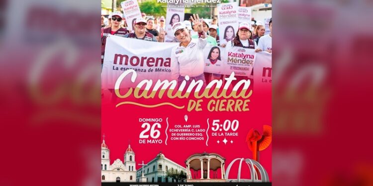 Invita Katalyna Méndez a su gran cierre de campaña