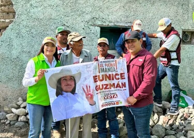 Habitantes de Miquihuana buscan la 4T con la Dra. Eunice Guzmán Torres