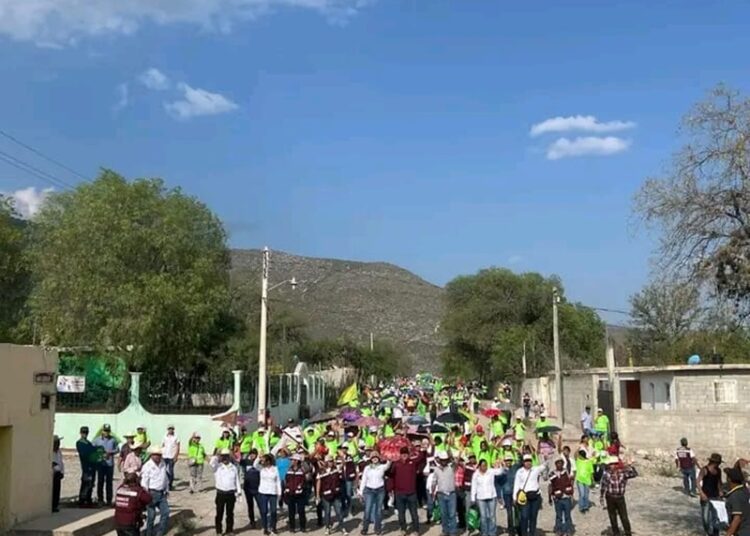 Habitantes de Miquihuana buscan la 4T con la Dra. Eunice Guzmán Torres