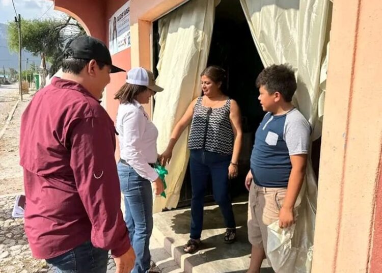 Habitantes de Miquihuana buscan la 4T con la Dra. Eunice Guzmán Torres
