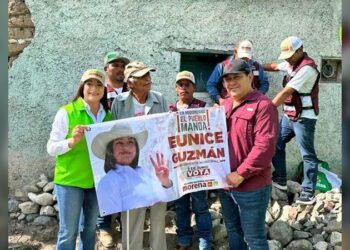 Habitantes de Miquihuana buscan la 4T con la Dra. Eunice Guzmán Torres