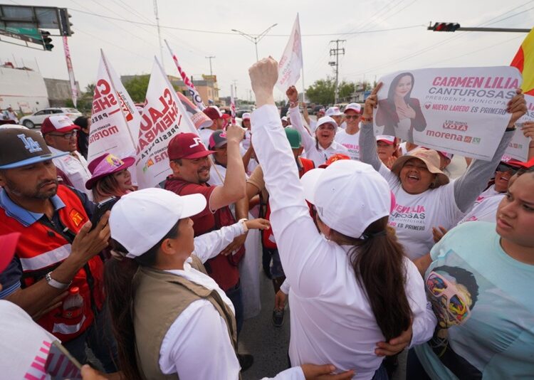Neolaredenses se unen a Carmen Lilia en ‘Mega Pegoteo’ en Reservas Territoriales