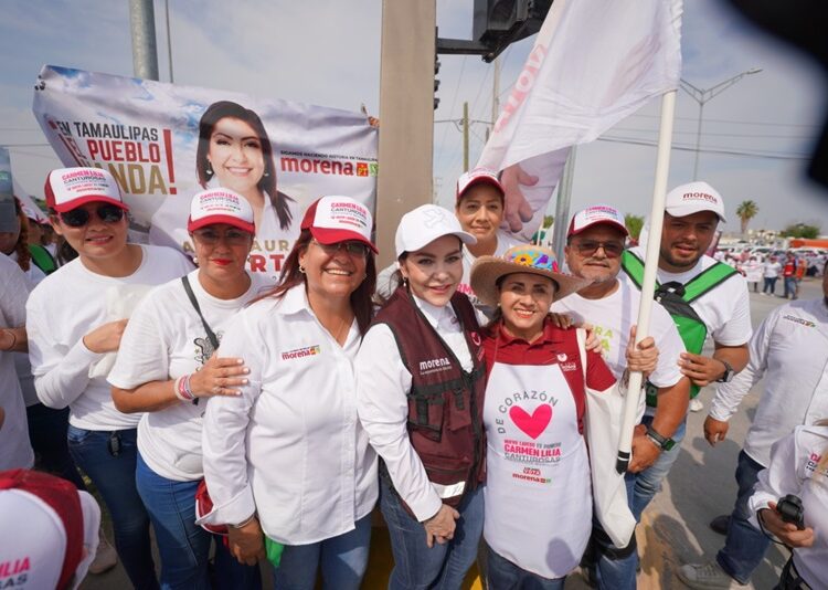 Neolaredenses se unen a Carmen Lilia en ‘Mega Pegoteo’ en Reservas Territoriales