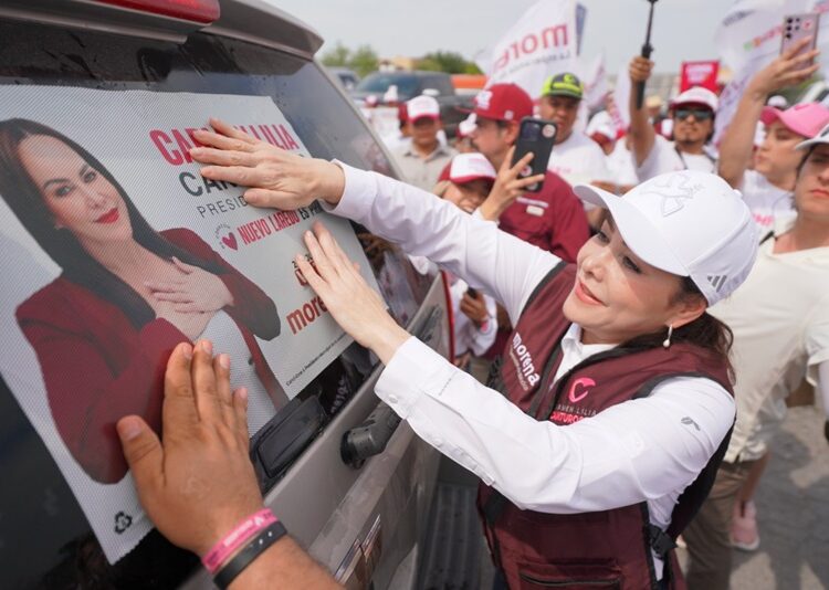 Neolaredenses se unen a Carmen Lilia en ‘Mega Pegoteo’ en Reservas Territoriales