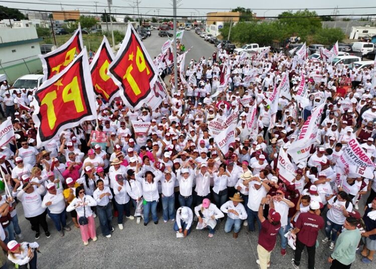 Neolaredenses se unen a Carmen Lilia en ‘Mega Pegoteo’ en Reservas Territoriales