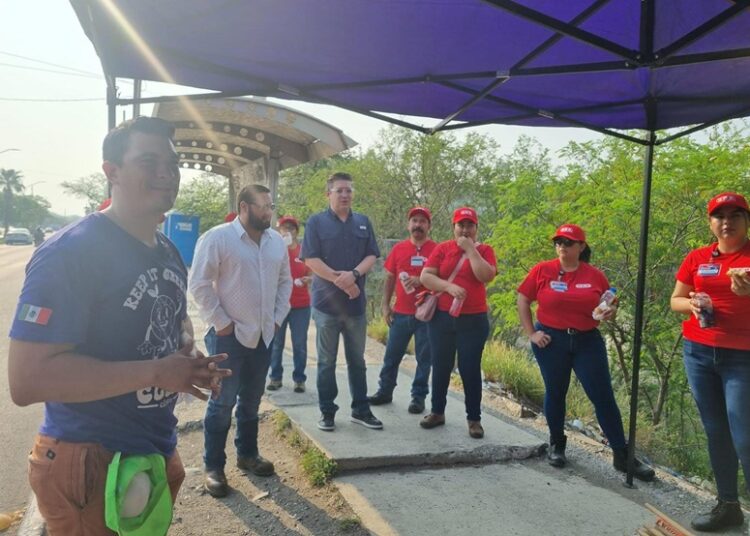 Participa Municipio en mega jornada de limpieza de HEB en río San Marcos