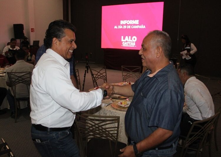 Presenta Lalo Gattás informe de acciones y propuestas de campaña