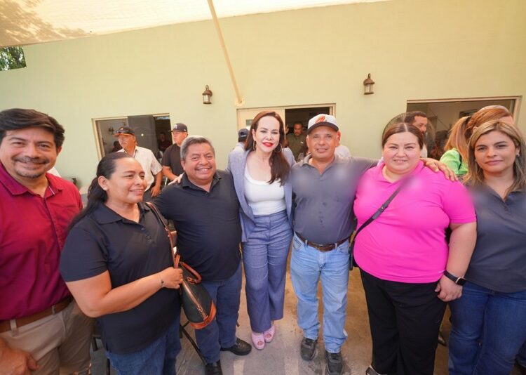 Refrenda compromiso Carmen Lilia con Sindicato de Comapa por la transformación de NLD