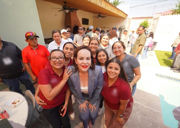 Refrenda compromiso Carmen Lilia con Sindicato de Comapa por la transformación de NLD