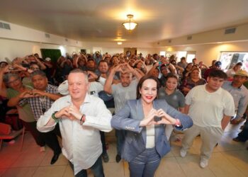 Refrenda compromiso Carmen Lilia con Sindicato de Comapa por la transformación de NLD