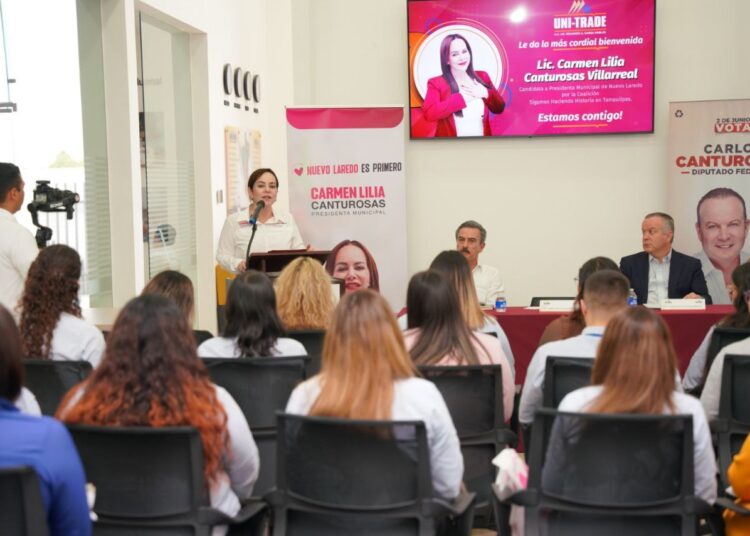 Respalda Grupo UNI-TRADE a candidata Carmen Lilia Canturosas Villarreal