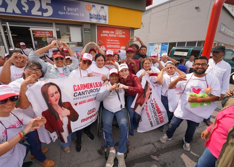 Respaldan más de mil 500 ciudadanos a candidata Carmen Lilia Canturosas en Mega Pegoteo