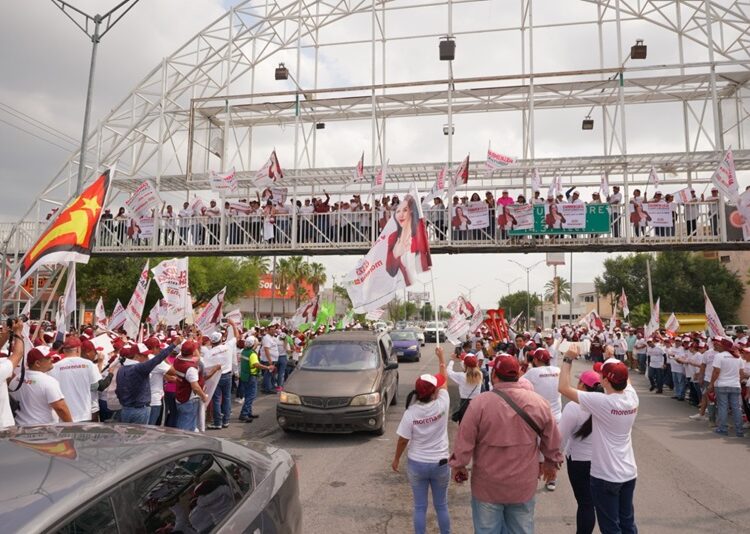 Respaldan más de mil 500 ciudadanos a candidata Carmen Lilia Canturosas en Mega Pegoteo