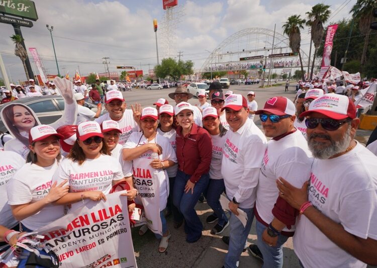 Respaldan más de mil 500 ciudadanos a candidata Carmen Lilia Canturosas en Mega Pegoteo