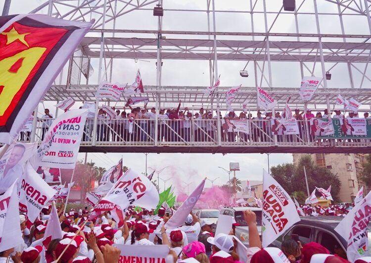 Respaldan más de mil 500 ciudadanos a candidata Carmen Lilia Canturosas en Mega Pegoteo