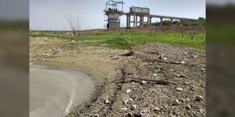 Sigue a la baja la Presa Vicente Guerrero, se ubica al 8.2% por ciento de su llenado