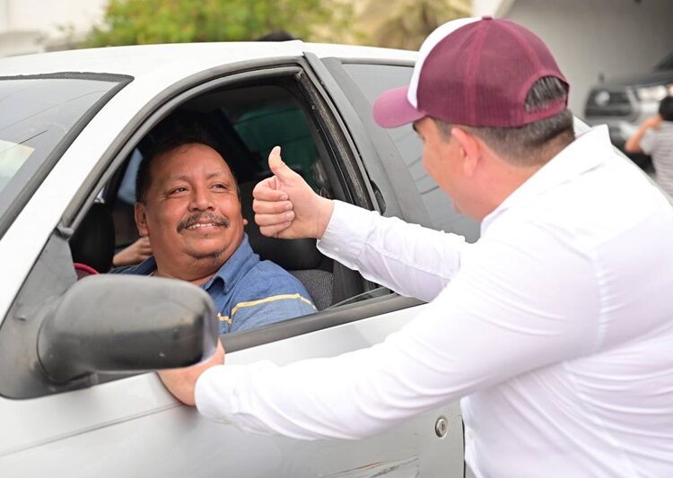 Sigue recibiendo apoyo de la gente el Candidato a Diputado Marco Gallegos Galván