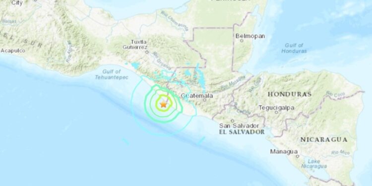 Sismo de 6.2 sacudió en la frontera México-Guatemala