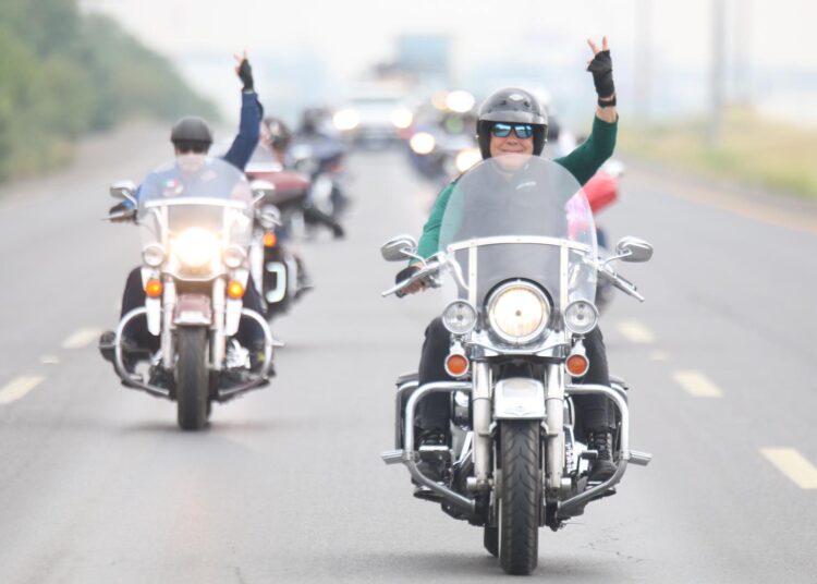 «Te extrañamos Geño», le dicen en la rodada por la Ribereña a EHF