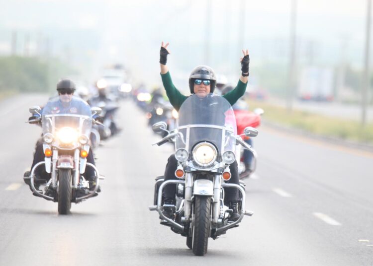 «Te extrañamos Geño», le dicen en la rodada por la Ribereña a EHF