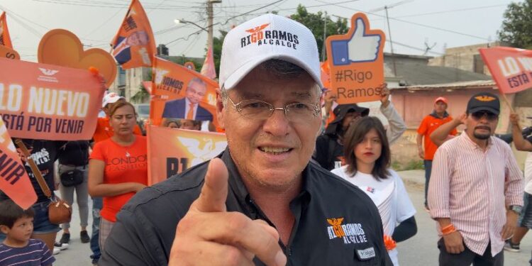 Rigo Ramos pide cuidar el voto en Reynosa el próximo 2 de junio