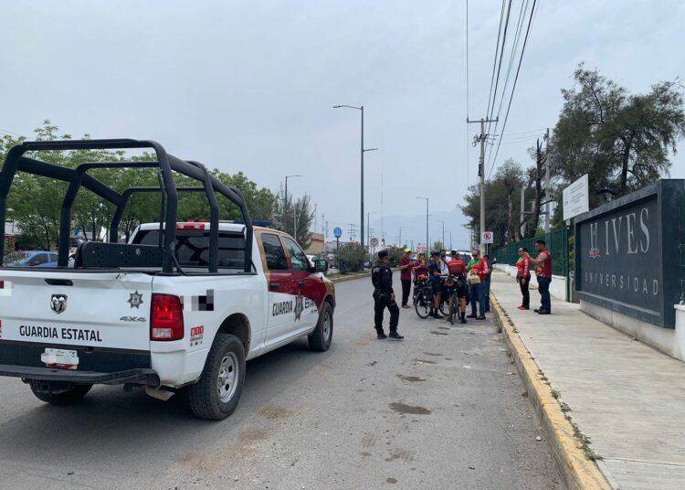 Ciclistas alemanas agradecen apoyo de la Guardia Estatal en Tamaulipas