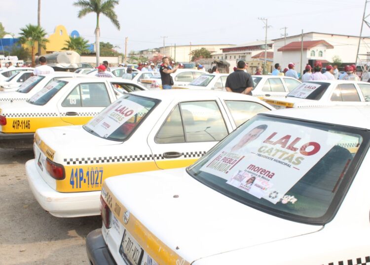 Transportistas toman la ruta del triunfo: todos con Lalo Gattás