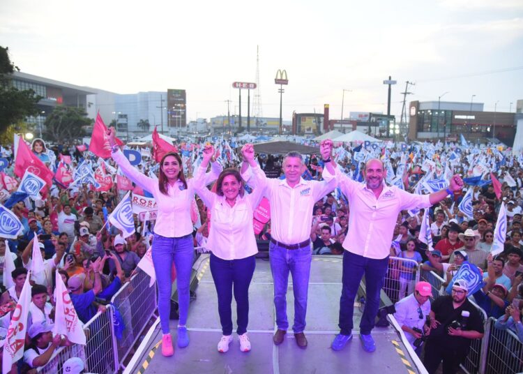 Espectacular Cierre de Campaña de Rosa González, Chucho Nader, Marcela Unda y Pepe Schekaibán