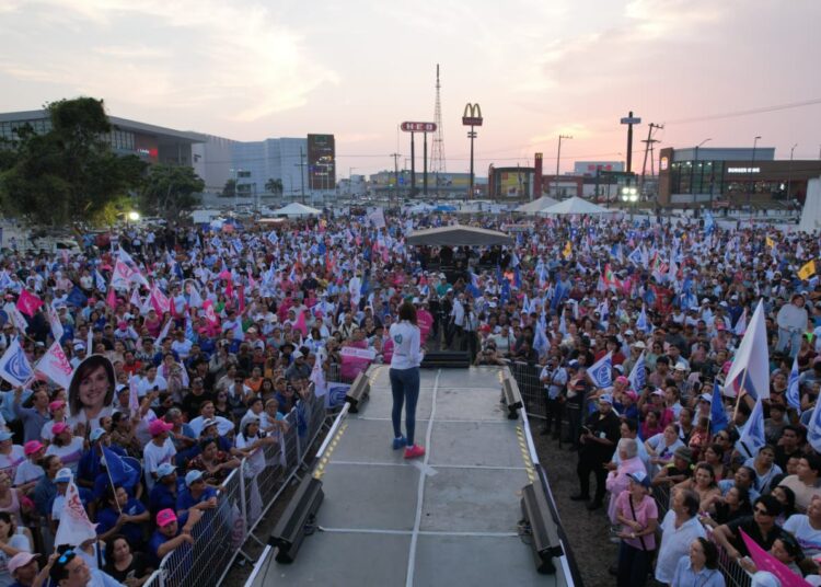 Espectacular Cierre de Campaña de Rosa González, Chucho Nader, Marcela Unda y Pepe Schekaibán