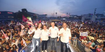 Espectacular Cierre de Campaña de Rosa González, Chucho Nader, Marcela Unda y Pepe Schekaibán