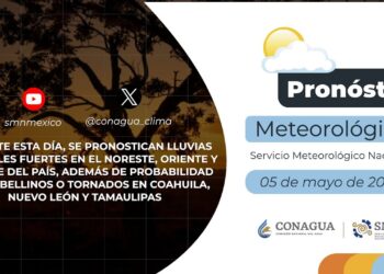 #PronósticodelTiempo para hoy Domingo 05 de mayo de 2024