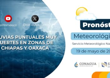 #PronósticodelTiempo para hoy Domingo 19 de mayo de 2024