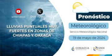 #PronósticodelTiempo para hoy Domingo 19 de mayo de 2024