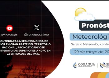 #PronósticodelTiempo para hoy Jueves 09 de mayo de 2024