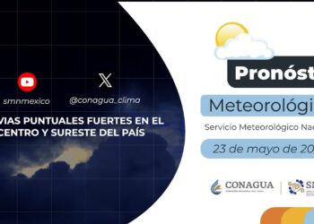 #PronósticodelTiempo para hoy Jueves 23 de mayo de 2024